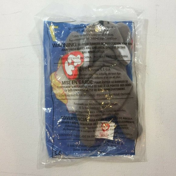 TY McDonalds Happy Meal Toy Beanie Baby Mini #6 #7 #8 #12 Mel Nuts Happy Peanut - Picture 10 of 10